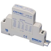 nVent ERICO Universal Transient Barrier Single Pair 100-120 VAC 60-154VDC UTB Series