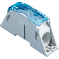 nVent ERIFLEX Power Block, 1 Line, 1 Load Connections, 100A, UL, Tinned Copper, SB Series