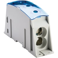 nVent ERIFLEX Power Block, 1 Line, 2 Load Connection, 545A, UL, Tinned Aluminum, SB Series