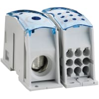 nVent ERIFLEX Distribution Block, 1 Pole, 420A, UL, 1 Line, 9 Load Connections, UD Series