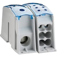 nVent ERIFLEX Distribution Block, Single Pole, 380A, UL, 1 Line, 6 Load Connections, UD Series