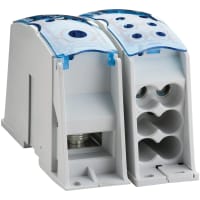 nVent ERIFLEX Distribution Block, Single Pole, 475A, UL, 1 Line, 6 Load Connections, UD Series