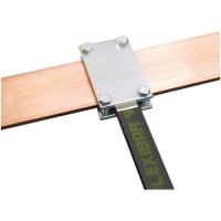 nVent ERIFLEX Flexibar to Busbar Clamp, 1.97in Busbar Width, 1.57in, FC50X40