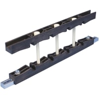 nVent ERIFLEX Compact Busbar Support, Neutral Circuit, 1 Busbars per Phase, 0.39in Busbar Thick