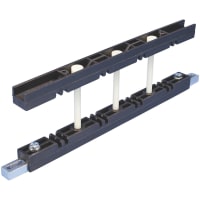 nVent ERIFLEX Compact Busbar Support, Neutral Circuit, 12 Busbars per Phase, 0.2in Busbar Thick