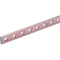 nVent ERIFLEX Punched Plain Copper Busbar, Single, 0.98in x 0.2in x 68.9in