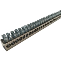 nVent ERIFLEX Earthing and Neutral Busbar, 260 Connections, 1.5-25 mmStranded