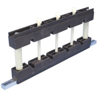 nVent ERIFLEX Reinforced Compact Busbar Support with Neutral Circuit, 0.39in Busbar Thickness