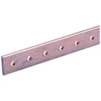 nVent ERIFLEX Threaded Busbar, 0.47in x 0.16in x 38.98in, M5 Thread, 1.48 ft lb Torque