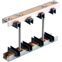 nVent ERIFLEX Universal Busbar Support, Neutral Circuit, High Max, 1 Busbar per Phase, 6.3in Widt