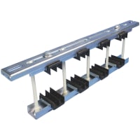 nVent ERIFLEX Universal Busbar Support, Neutral Circuit, 12 Busbars per Phase, 1.18in4.72in Wid