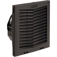 nVent HOFFMAN Cooling Filter Fan, 159CFM, 10.1X10.1 In, 115VAC, Plastic, Black, Polyester Fiber, HF Series