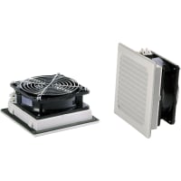 nVent HOFFMAN Cooling Fan, AC, 230V, 148x148x65, Sq, 39CFM, 42dBA, 20W, 3100RPM, Terminals