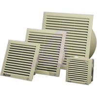 nVent HOFFMAN Cooling AC Fan, 115V, 204x204x90mm, 75/127CFM, 51dBA, 20W, 0.23A, Terminals