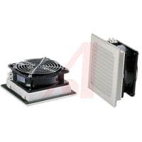 nVent HOFFMAN Cooling IP54 5 IN FF 24V 7035 Lt Gray, 5.83x5.83x2.56, Plastic