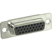 Amphenol Commercial (Amphenol CS) Connector D-Subminiature 26 Front Metal Steel Tin