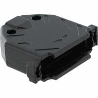 Amphenol Commercial (Amphenol CS) Hood D-Sub 25STDPos 44HDPos STRExit 17E Series Plastic 0.522In.CblDia