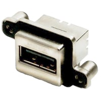 Amphenol Commercial (Amphenol CS) connector usb receptacle single port vertical pcb mount