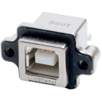 Amphenol Commercial (Amphenol CS) connector rugged i/o usb type b vertical single port