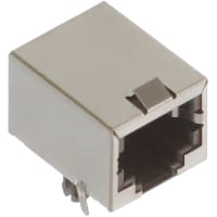 Amphenol Commercial (Amphenol CS) Connector, 6P4C, Shielded With Filter, Single Port