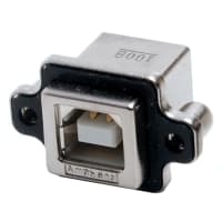 Amphenol Commercial (Amphenol CS) connector, rugged i/o, usb type b, right angle, single port