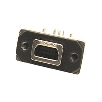 Amphenol Commercial (Amphenol CS) connector, rugged i/o, usb type mini ab, right angle, single port