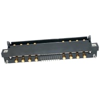 Amphenol Commercial (Amphenol CS) Conn; Rect; Plug; 8 Power/20 Signal; Rt Angle; PCB; Gold (30); DWR Ser; Slim