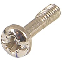 nVent SCHROFF Collar Screw, Cross & Slotted Head, M2.5 x 11mm, Nickel-Plated Steel