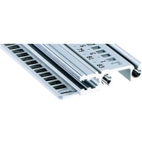 nVent SCHROFF Rack, Accessory, Horizontal Rail, Al Extrusion, Anodized, For CPCI and VME64x