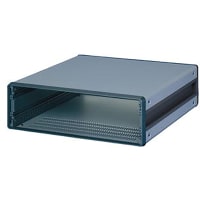 nVent SCHROFF Case, Desktop, Unshielded, 2U, 48W HP, 331mm D, Ventilated Base Plate, CompacPR