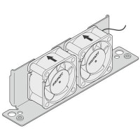 nVent SCHROFF Enclosure;Accessory;Fan w/Bracket;For 1.73x6.97 Interscale M