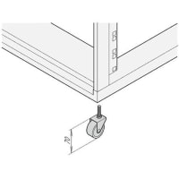 nVent SCHROFF Castors, Locking