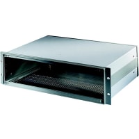 nVent SCHROFF Rack, Chassis, 19in, 2U, Diecast Steel/Aluminum, Gray, 86mmHx314.5mmD, Inpac