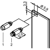 nVent SCHROFF QUICK RLEASE FASTENERS