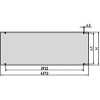 nVent SCHROFF FRONT PANEL 4U INP