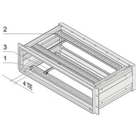 nVent SCHROFF Horizontal Rail; 75 HP