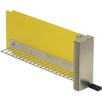 nVent SCHROFF Filler Module w/Pull-Handle Mechanism, Stainless Steel, Single Mid-Size, 4 HP