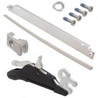 nVent SCHROFF Stainless Steel Front Panel Kit w/Plunger Type AdvancedTCA IEA Handle, 8Ux6 HP