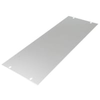 nVent SCHROFF Front Panel 19-Inch, 4U, 84hp, Grey, Aluminum