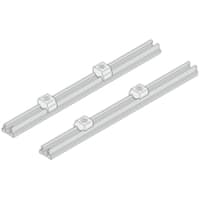 nVent SCHROFF Enclosure, Accessory, PCB Mounting Guide Rail, For 8.7 deep Interscale M