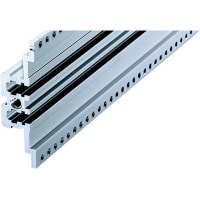 nVent SCHROFF Enclosure, Accessory, Horizontal Rail, Anodized, 431.8mm L