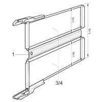 nVent SCHROFF Double Sided DIN Extender Board Adapter 6/9 U test adaptors, 6U, 160mm, 290mm