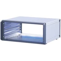 nVent SCHROFF Ventilated Rack Case, 3U, 155.5 x 185.9 x 266mm