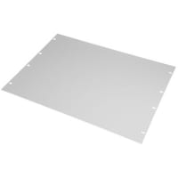 nVent SCHROFF 19in. Blank Front Panel, 8U, RAL 7035