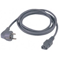 nVent SCHROFF 2.5m power cord, Right Angle C13 to Schuko (CEE 7/4)