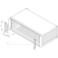 nVent SCHROFF side trim 3U