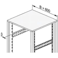 nVent SCHROFF Depth Member, Minirack, 600mm depth