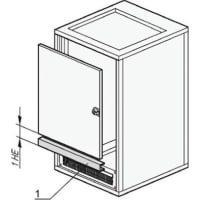 nVent SCHROFF Door hinge brackets to front, 33mm