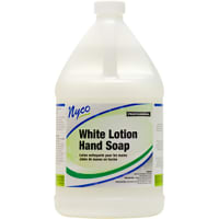 Nyco White Lotion Hand Soap, pH Balanced, High Foaming, Fresh Apple Scent, 1 gallon