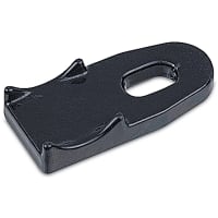 Ocal by ABB PVC Coated Clamp-Back Spacer, 1", Malleable Iron, Dark Gray